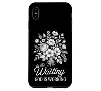 Un Dieu Floral drôle Travaille dans Le Dicton en Attente Coque pour iPhone XS Max