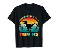 Un Dinosaure Amusant à Trois Rex âgé de 20 Ans, génial Depuis 2006 T-Shirt