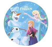 Un Disque Azyme Reine des Neiges, Décoration Gâteau d'Anniversaire, Diamètre 20 Centimètres