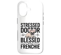 Un Docteur stressé a la Chance d'avoir Un Chien français Coque pour iPhone 17