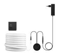 Un/double capteur de mouvement interrupteur néon LED bande veilleuses sans fil récepteur contrôle intelligent couloir escalier lumière(White,1PCS Sensor -EU,3M Kit)