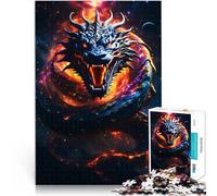 Un Dragon en colère et Ardent Puzzle pour Adolescents 1000 pièces Difficile et défi Anniversaire et Cadeaux Uniques 38x26cm