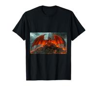 Un Dragon Menace Le Mythe Nordique du Royaume paisible de Beowulf T-Shirt