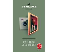 Un échec de Maigret - Georges Simenon - Lgf - Poche - Roman