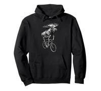 Un élan Fait du vélo Sweat à Capuche