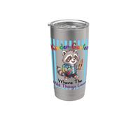 Un élève du Kinder Garten Where The Wild Things Learn Raccoon Gobelet isotherme en acier inoxydable double paroi