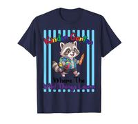Un élève du Kinder Garten Where The Wild Things Learn Raccoon T-Shirt