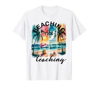 Un enseignant à la plage n'enseigne pas l'ambiance de la plage pendant les vacances d'été T-Shirt