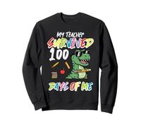 Un Enseignant a survécu à 100 Jours, Moi, Dino, 100e Jour d'école, garçons et Enfants Sweatshirt