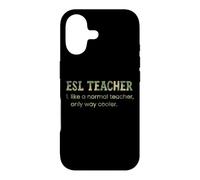 Un Enseignant d'anglais Langue Seconde, comme Un Enseignant Normal, est Un Dictionnaire Bien Plus Cool Coque pour iPhone 17