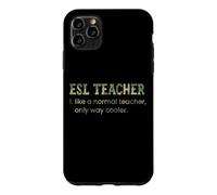 Un Enseignant d'anglais Langue Seconde, comme Un Enseignant Normal, est Un Dictionnaire Bien Plus Cool Coque pour iPhone 11 Pro Max