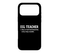 Un Enseignant d'anglais Langue Seconde, comme Un Enseignant Normal, est Un Dictionnaire Bien Plus Cool Coque pour iPhone 17 Pro Max
