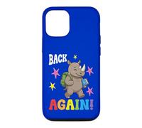 Un Enseignant Mignon de Rhino est de Retour à l'école Coque pour iPhone 12/12 Pro