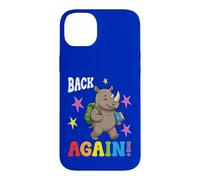 Un Enseignant Mignon de Rhino est de Retour à l'école Coque pour iPhone 14 Plus