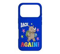 Un Enseignant Mignon de Rhino est de Retour à l'école Coque pour iPhone 17 Pro