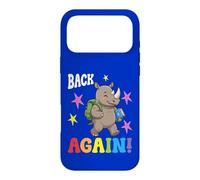 Un Enseignant Mignon de Rhino est de Retour à l'école Coque pour iPhone 17 Pro Max