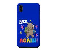 Un Enseignant Mignon de Rhino est de Retour à l'école Coque pour iPhone XS Max