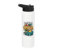 Un enseignant retraité drôle, c'est pour toujours pendant les vacances d'été Stainless Steel Insulated Water Bottle