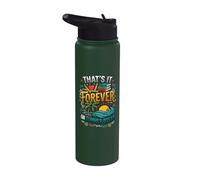 Un enseignant retraité drôle, c'est pour toujours pendant les vacances d'été Stainless Steel Insulated Water Bottle
