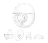 Un ensemble complet de gobelets collecteurs compatibles uniquement avec les accessoires de rechange pour tire-lait Momcozy M5, pièces complètes de tire-lait avec bride de 24 mm, collecteur, valves à