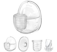 Un ensemble complet de pièces de tire-lait S32 avec bride de 27 mm compatible avec Lansinoh Discreet Duo, NCVI Nuliie NICEGREEN Life Zooawa S32, bride S32, valves, diaphragmes, collecteur