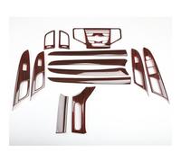 Un Ensemble Complet Garniture Panneau de Voiture pour Great Wall C30 2015 2016, Voiture ABS Décoratif D'intérieur Garniture - Auto-adhésif Accessoires de Voiture, Brown