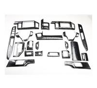 Un Ensemble Complet Garniture Panneau de Voiture pour Hon-da Stepwagon RG1 2006 RHD, Voiture ABS Décoratif D'intérieur Garniture - Auto-adhésif Accessoires de Voiture, Black2