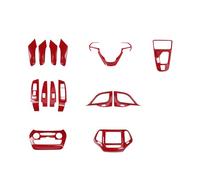 Un Ensemble Complet Garniture Panneau de Voiture pour J-eep Cherokee Small Screen 2016-2017, Voiture ABS Décoratif D'intérieur Garniture - Auto-adhésif Accessoires de Voiture,C-Low Profile