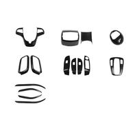 Un Ensemble Complet Garniture Panneau de Voiture pour Malibu 2012-2015, Voiture ABS Décoratif D'intérieur Garniture - Auto-adhésif Accessoires de Voiture,Carbon Fiber-High Configuration