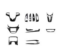 Un Ensemble Complet Garniture Panneau de Voiture pour Malibu 2016-2018, Voiture ABS Décoratif D'intérieur Garniture - Auto-adhésif Accessoires de Voiture,Carbon Fiber-High Configuration