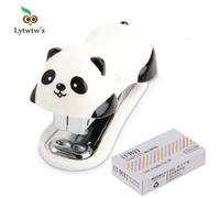 Un Ensemble D'agrafeuse À La Mode Pour Panda, Avec Des Clips En Acier De 10mm, Fournitures De Bureau, Fournitures D'uniformes Scolaires