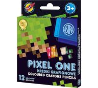 Un ensemble de 12 crayons graphiques Pixel One colorés - la créativité entre vos mains ! Idéal pour le dessin, la peinture et l'esquisse. Donnez vie à vos œuvres grâce à des couleurs uniques !