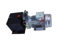 Un ensemble de centrale hydraulique bidirectionnelle AC AC380V/220V, station hydraulique, ensemble de pompe de levage de pression d'huile(AC380V 1.1kw)