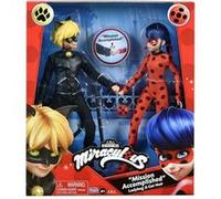 Figurine de collection Playmates Un ensemble de figurines Miraculous Ladybug et Cat Noir