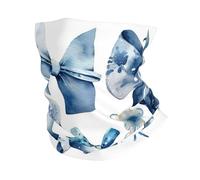 Un Ensemble De Nœuds Bleus Unisexe Bandeau Élastique Écharpe Tube Anti-Solaire Cache Cou pour Vélo Marche Cyclisme Sport