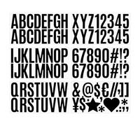 Un Ensemble De NuméRos De Maison De Six Pages Pour Stick ExtéRieur - NuméRos D'Adresse AlphanuméRiques De 2,5 Pouces Pour BoîTe Aux Lettres, Les Rendant Plus PersonnaliséS(Black)