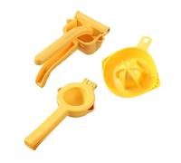 Un ensemble de presse-citron manuel en acier inoxydable, presse-agrumes, processeur, Orange, accessoires cuisine de Orange Lime Citron