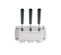 Un ensemble de raccords de bloc de vanne blanc sur panneau avant BQL825, Machine à service doux, nouvelles pièces de rechange, accessoires for machines à glace commerciales