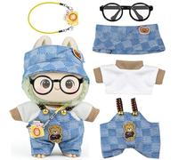 Un ensemble de vêtements pour poupée Labubu (sans poupée), accessoires au crochet faits à la main pour poupées Labubu d'environ 17 cm, tenue de qualité supérieure - Vêtements mignons pour se déguiser