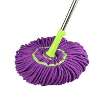 un ensemble - Vadrouille torsadée facile à essorer, vadrouille à presser en microcarence, tête de vadrouille