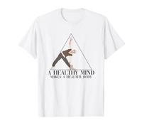 Un Esprit sain pour Un Corps sain Kundalini Ashtanga Yoga T-Shirt Graphique avec Valeur