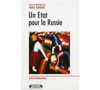 Un Etat pour la Russie Marie Mendras (Auteur)