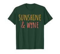Un été Amusant pour Les Amateurs de Soleil et de vin T-Shirt