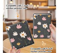 Un étui Kobo purement beau, frais et charmant avec un motif floral transparent. Un étui de protection anti-chute en matériau TPU transparent. Convient aux lecteurs de livres électroniques Kobo. Plante