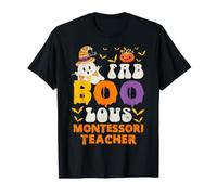 Un Fabuleux fantôme pour Halloween avec Un Professeur Montessori T-Shirt