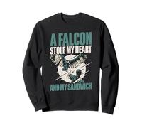 Un fauconnerie m'a volé Mon cœur et Mon Sandwich Sweatshirt