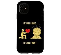 Un Fermier Offre Un Design Symbolique Minimaliste en Forme de cœur à la Terre Coque pour iPhone 11