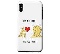 Un Fermier Offre Un Design Symbolique Minimaliste en Forme de cœur à la Terre Coque pour iPhone XS Max