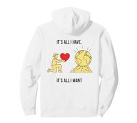 Un Fermier Offre Un Design Symbolique Minimaliste en Forme de cœur à la Terre Sweat à Capuche