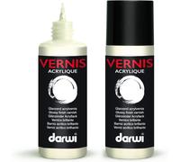 Un Flacon De Vernis Acrylique Brillant - Auxiliaire Pour Peintures - 80 Ml - Protecteur, Transparent Après Séchage - Séchage Rapide - Darwi Vernis Acrylique Brillant